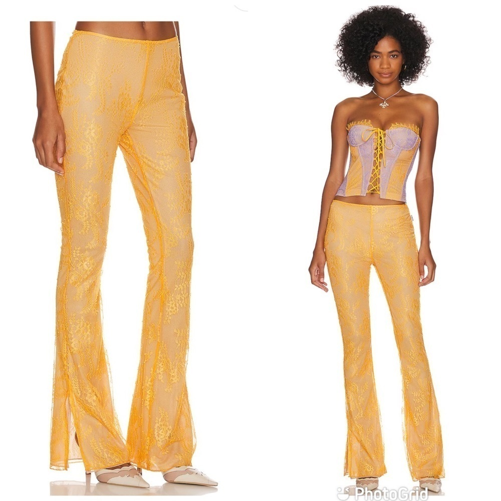 Revolve X Loba Carmen Pants in Orange New with Tags! - Picture 2 of 7